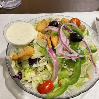 Falsetti's Villa Restaurant - Side salad that comes with your meal - Italian Near Me - Kittanning, Pennsylvania Falsetti's Villa Restaurant - Side salad that comes with your meal - Italian Near Me - Kittanning, Pennsylvania