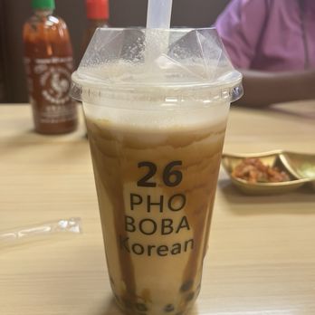 26 PHO BOBA Korean - Brown sugar milk tea - Korean Near Me - Lexington, South Carolina