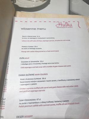 Menu photo 7 Halka Warsaw, MZ