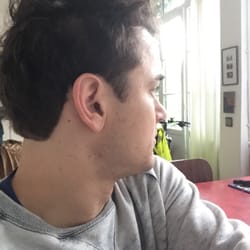 I think I got the worst haircut of my life in this place. Check out the €19 worth of glory right here.