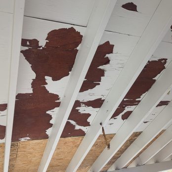 UB Code Roofing + - That's the underside on my patio NOW. It was nothing like that before they touched my roof! - Roofing Near Me - Aurora, Colorado