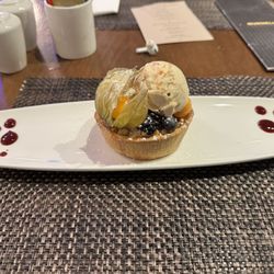Burnell Bar & Grill - Apple Tart with salted caramel ice cream