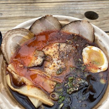 Midnite Ramen - Bold Miso ramen with blackened garlic chili oil - Ramen Near Me - Seattle, Washington