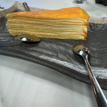 Juicy Dumplings - Mango crepe cake, layers of cream! - Chinese Near Me - Euless, Texas