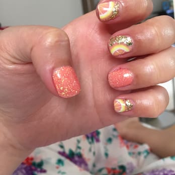 Future Nail & Spa - Grapefruit nails by Mindy - Nail Salons Near Me - Long Beach, California