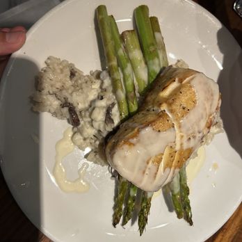 Burtons Grill & Bar - This is the halibut special. - New American Near Me - Charlotte, North Carolina Burtons Grill & Bar - This is the halibut special. - New American Near Me - Charlotte, North Carolina