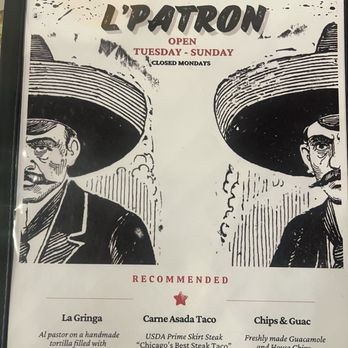 L' Patron Tacos - New Mexican Cuisine Near Me - Chicago, Illinois L' Patron Tacos - New Mexican Cuisine Near Me - Chicago, Illinois