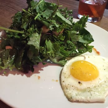 Boathouse Collective - Kale salad with sunny side egg was okay - New American Near Me - Costa Mesa, California