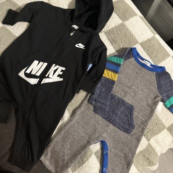 Kid to Kid - Nike Onesie: $8.99 Grey Onesie: $5.99 - Children's Clothing Near Me - Pasadena, California Kid to Kid - Nike Onesie: $8.99 Grey Onesie: $5.99 - Children's Clothing Near Me - Pasadena, California