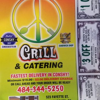 Masterpeace Grill - Menu - Cheesesteaks Near Me - Conshohocken, Pennsylvania Masterpeace Grill - Menu - Cheesesteaks Near Me - Conshohocken, Pennsylvania
