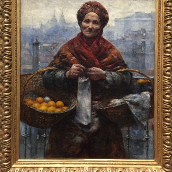 Muzeum Narodowe - Aleksander Gierymski Jewish Woman Selling Oranges - Art Museums Near Me - Warsaw, MZ