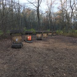 Campgaw Mountain Archery Range - Practice lanes at the range.