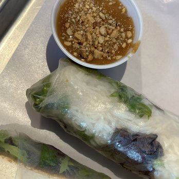 Kulantro - Tofu spring rolls and peanut sauce. - Vietnamese Near Me - Albuquerque, New Mexico