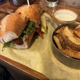 Chicken and Brie sando