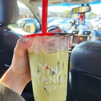 Yin Yang Tea - Boba tea (strawberry matcha) - Bubble Tea Near Me - Pasadena, California Yin Yang Tea - Boba tea (strawberry matcha) - Bubble Tea Near Me - Pasadena, California