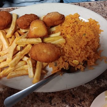 The Ranchito - Kids' menu item- chicken nuggets with fries AND rice - Tex-Mex Near Me - Pasadena, Texas The Ranchito - Kids' menu item- chicken nuggets with fries AND rice - Tex-Mex Near Me - Pasadena, Texas