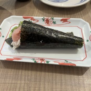 Sushi Edomata - Hamachi scallion hand roll - Japanese Near Me - San Mateo, California Sushi Edomata - Hamachi scallion hand roll - Japanese Near Me - San Mateo, California