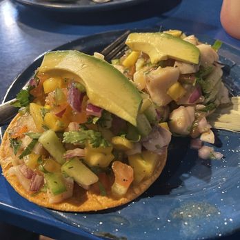 La Cruderia - Tostada Mango Habanero - Mexican Near Me - Houston, Texas La Cruderia - Tostada Mango Habanero - Mexican Near Me - Houston, Texas