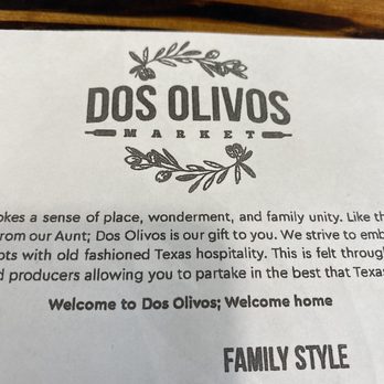 Dos Olivos Market Harlingen - The logo on the menu - Wine Bars Near Me - Harlingen, Texas Dos Olivos Market Harlingen - The logo on the menu - Wine Bars Near Me - Harlingen, Texas