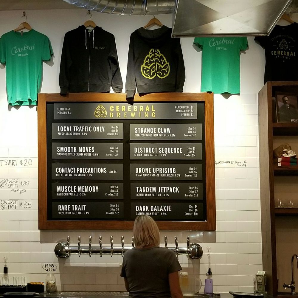 Cerebral Brewing - Tap listing and some merch! - Breweries Near Me - Denver, Colorado Cerebral Brewing - Tap listing and some merch! - Breweries Near Me - Denver, Colorado