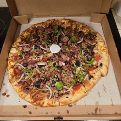 Under cooked pizza