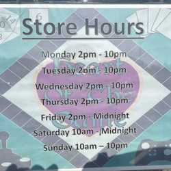 Heart of the Game - Store hours