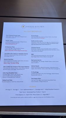 Menu photo 1 Yolked Kitchen Clovis, CA