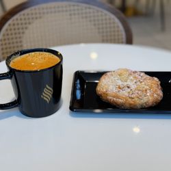 Haraz Coffee House - Adeni tea and almond pastry