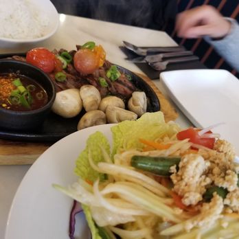 Nok’s Kitchen On The Castle - Papaya salad & crying tiger beef - Thai Near Me - Edinburgh, EDH Nok’s Kitchen On The Castle - Papaya salad & crying tiger beef - Thai Near Me - Edinburgh, EDH