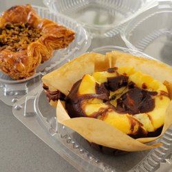European Delights - Pistachio Cream Croissant & Chocolate Cheese Cake.