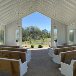 4 Ever After Weddings & Events - Open-Air Chapel seats 125 guests in the church pews with options of adding individual chairs for up to 200 guests