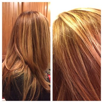 Jay Michael Salon - Beautiful Cinnamon tortoise shell color. Done by Niki C. - Hair Salons Near Me - Saint Davids, Pennsylvania