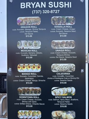 Menu photo 3 Faster Bryan Sushi Buda, TX