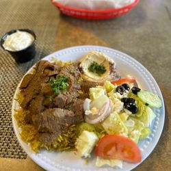 Narrows Gyro - Lamb and beef gyro dish