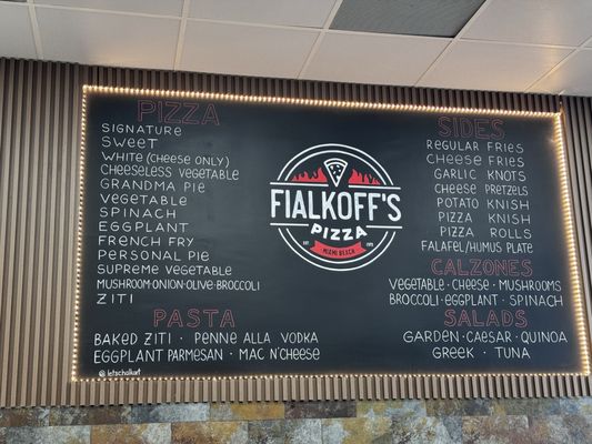 Menu photo 1 Fialkoff's Kosher Pizza Miami Beach, FL Menu photo 1 Fialkoff's Kosher Pizza Miami Beach, FL