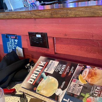 Bubba's 33 - Plug and charger at each table - Burgers Near Me - San Antonio, Texas