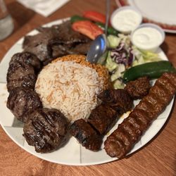 ALEV Mediterranean Grill - Alev Mixed Kebab Platter