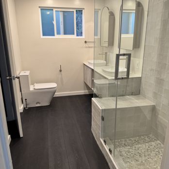 5 Stars Home Remodeling - Primary Bath after. - General Contractors Near Me