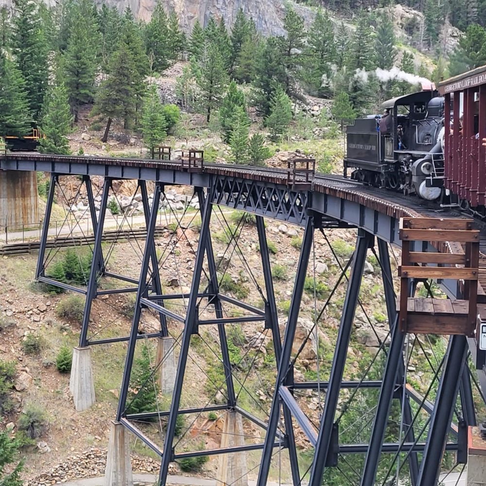 Georgetown Loop Railroad - Going over the Devils bridge - Museums Near Me - Georgetown, Colorado Georgetown Loop Railroad - Going over the Devils bridge - Museums Near Me - Georgetown, Colorado