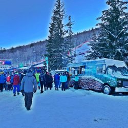Sustainable Eats - Snowy day on the mountain