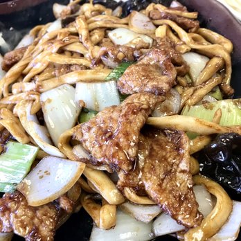 Laoxier noodle house - Stir fry noodles with pork - Chinese Near Me - Arcadia, California Laoxier noodle house - Stir fry noodles with pork - Chinese Near Me - Arcadia, California