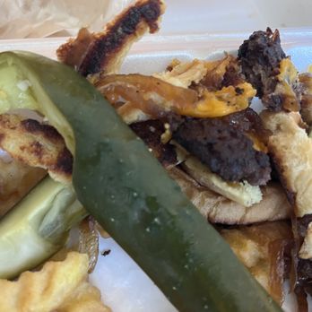 Smashburger - ANOTHER BITEN PICKLE WITH A BURNED BURGER - Burgers Near Me - Irmo, South Carolina Smashburger - ANOTHER BITEN PICKLE WITH A BURNED BURGER - Burgers Near Me - Irmo, South Carolina