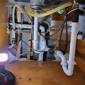 Blue Duck Plumbing - The clean, efficient new kitchen plumbing we now enjoy, courtesy of Blue Duck Plumbing. - Plumbing Near Me - Lawrence, Kansas