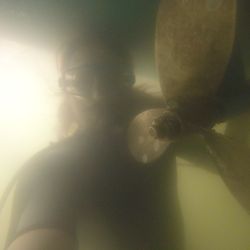 One of our divers working.