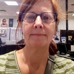 Walmart Vision & Glasses - I love my new blue frames!