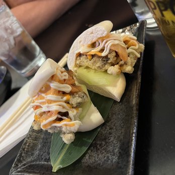 Sato Ramen House - Soft Shell Crab Bun - Ramen Near Me - Pasadena, California Sato Ramen House - Soft Shell Crab Bun - Ramen Near Me - Pasadena, California