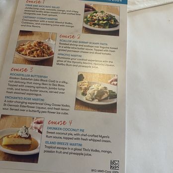 Bonefish Grill - Four course menu - Seafood Near Me - Miami, Florida