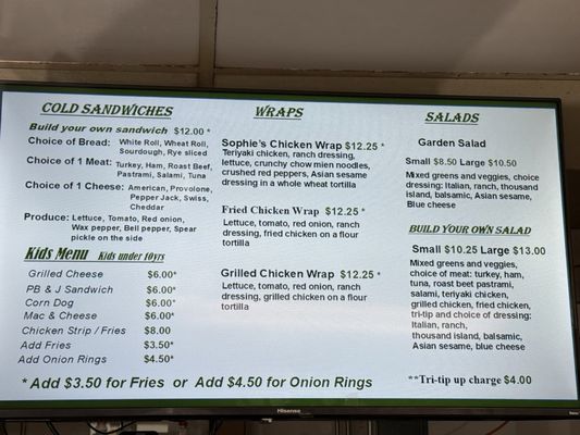 Menu photo 2 Shaver Coffee & Deli Shaver Lake, CA
