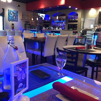 Fusion Restaurant & Bar - Nice dining room! Very surprised since this restaurant is right next door to a convenience store! - Mediterranean Near Me - Mcdonough, Georgia