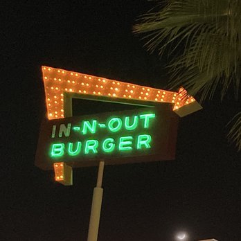 In-N-Out Burger - The sign. - Burgers Near Me - Panorama City, California